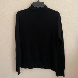 Zara kids black mock neck long sleeve